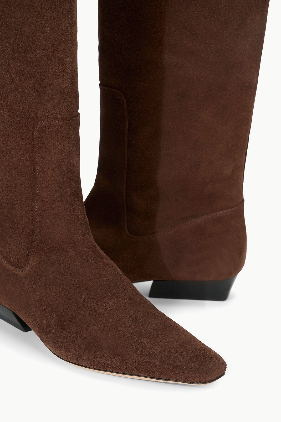 STAUD Shoes Wally Flat Boot Mahogany Suede