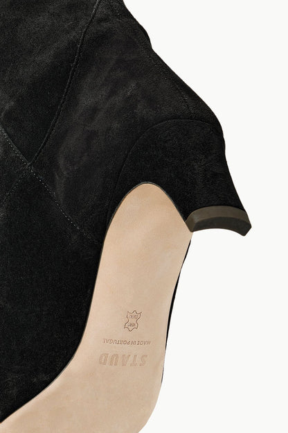 STAUD Shoes Western Wally Boot Black Suede