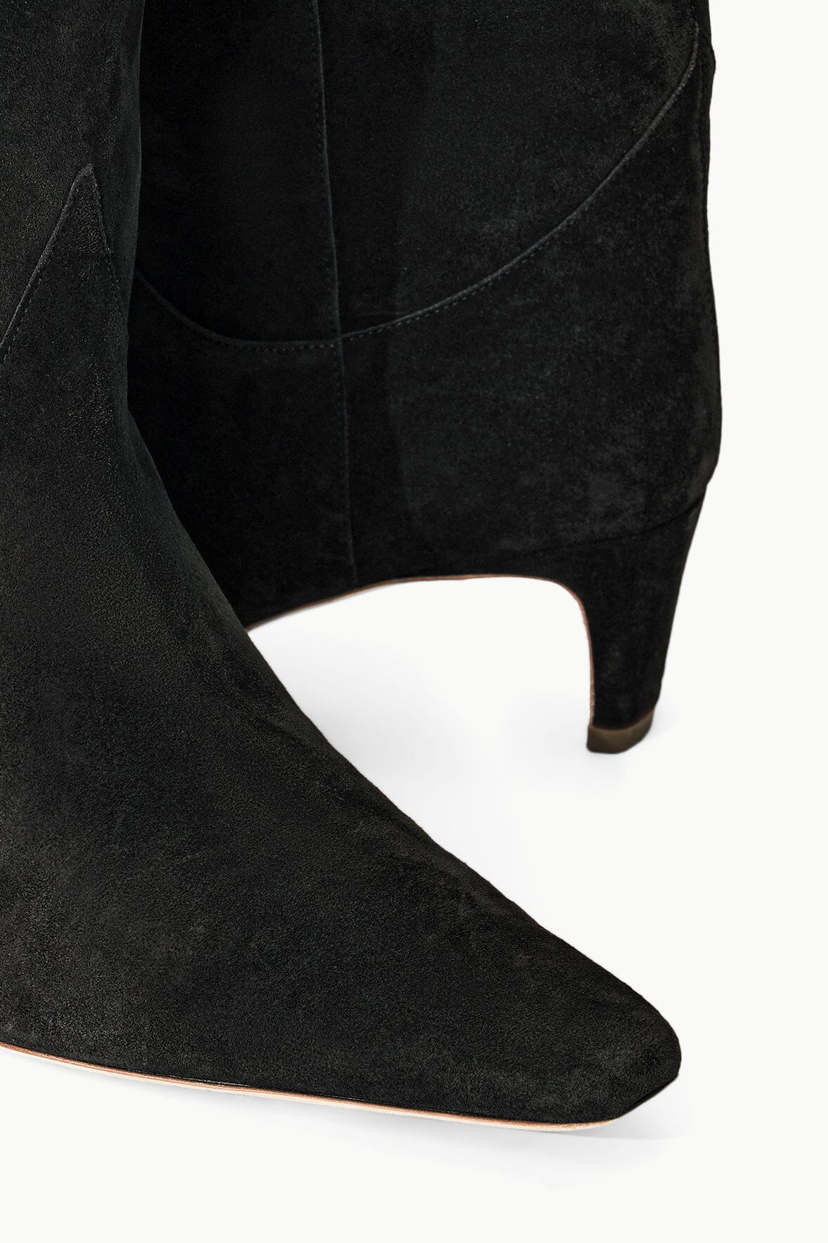 STAUD Shoes Western Wally Boot Black Suede