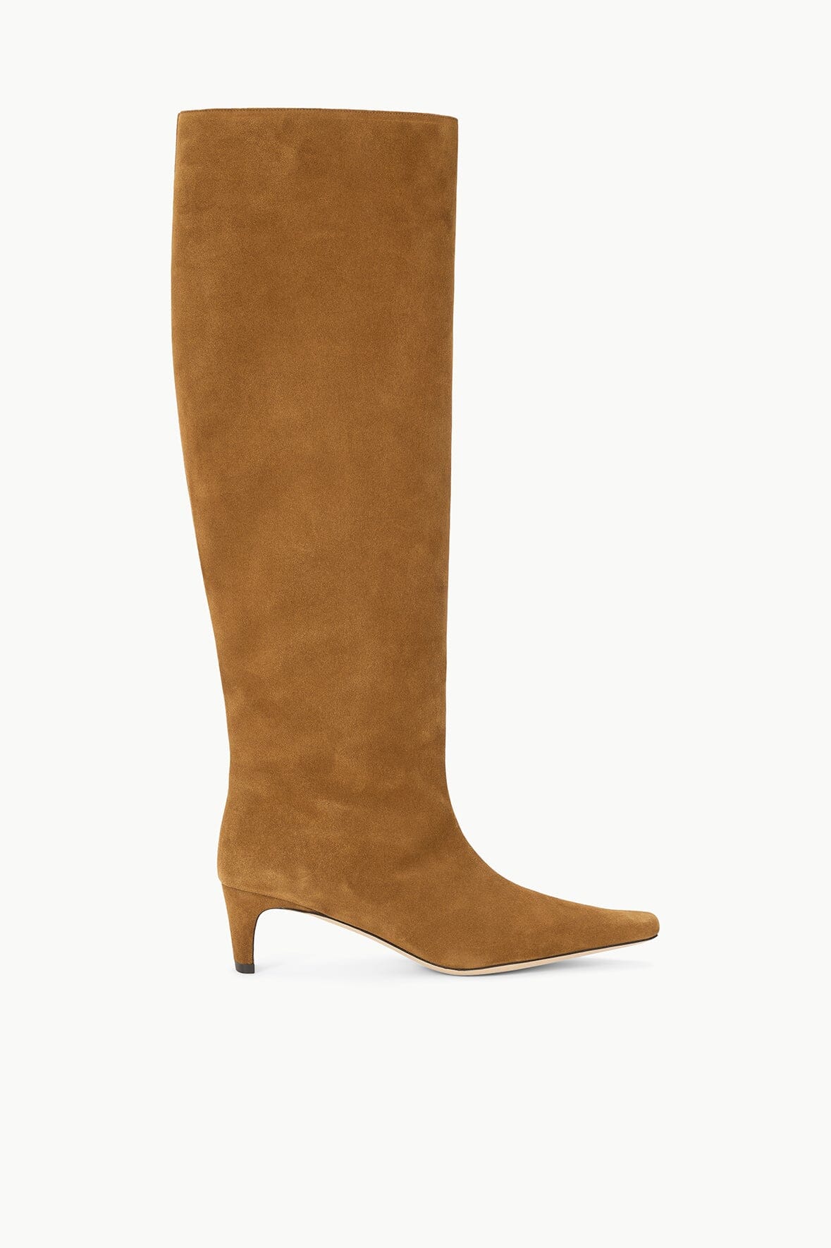STAUD Shoes Wide Shaft Wally Boot Tan Suede