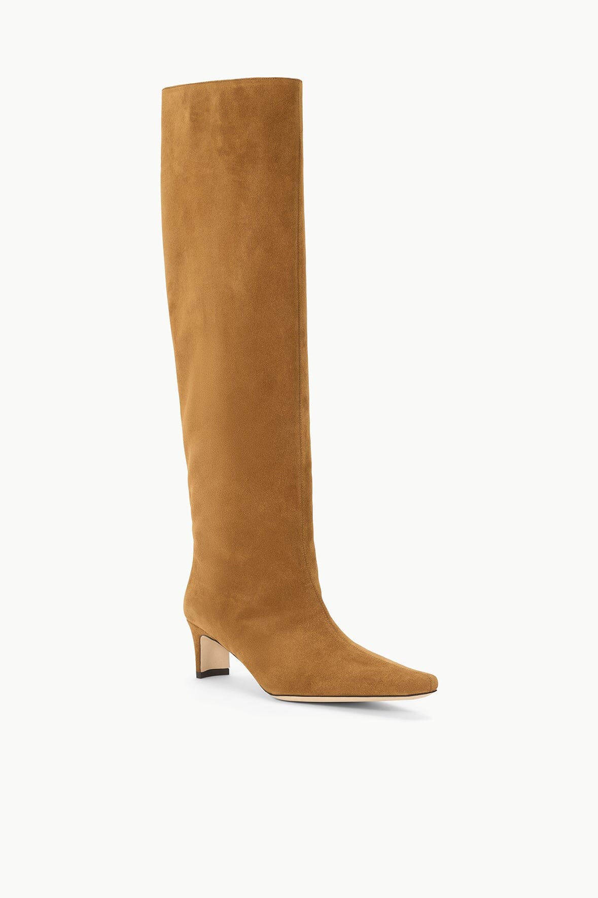 STAUD Shoes Wide Shaft Wally Boot Tan Suede