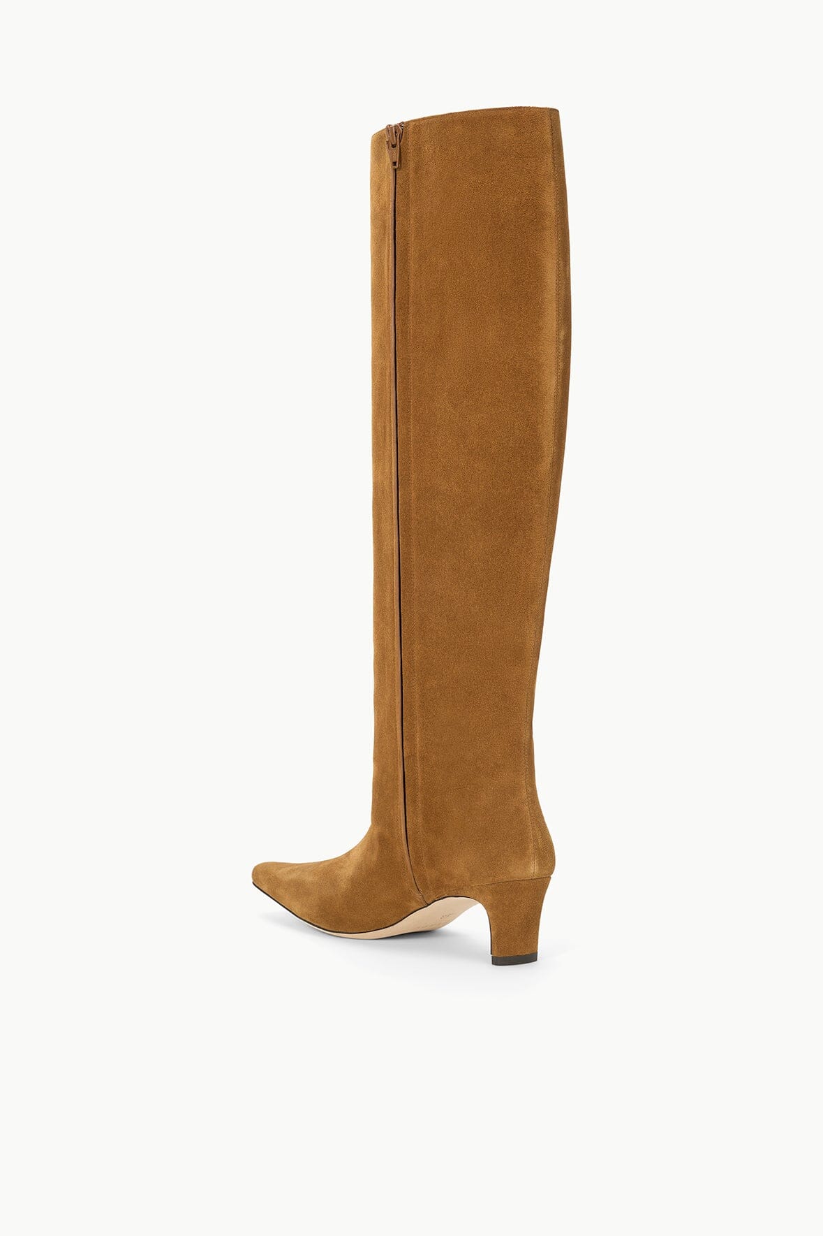 STAUD Shoes Wide Shaft Wally Boot Tan Suede