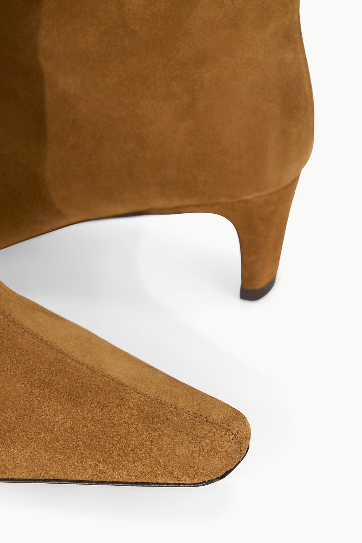 STAUD Shoes Wide Shaft Wally Boot Tan Suede