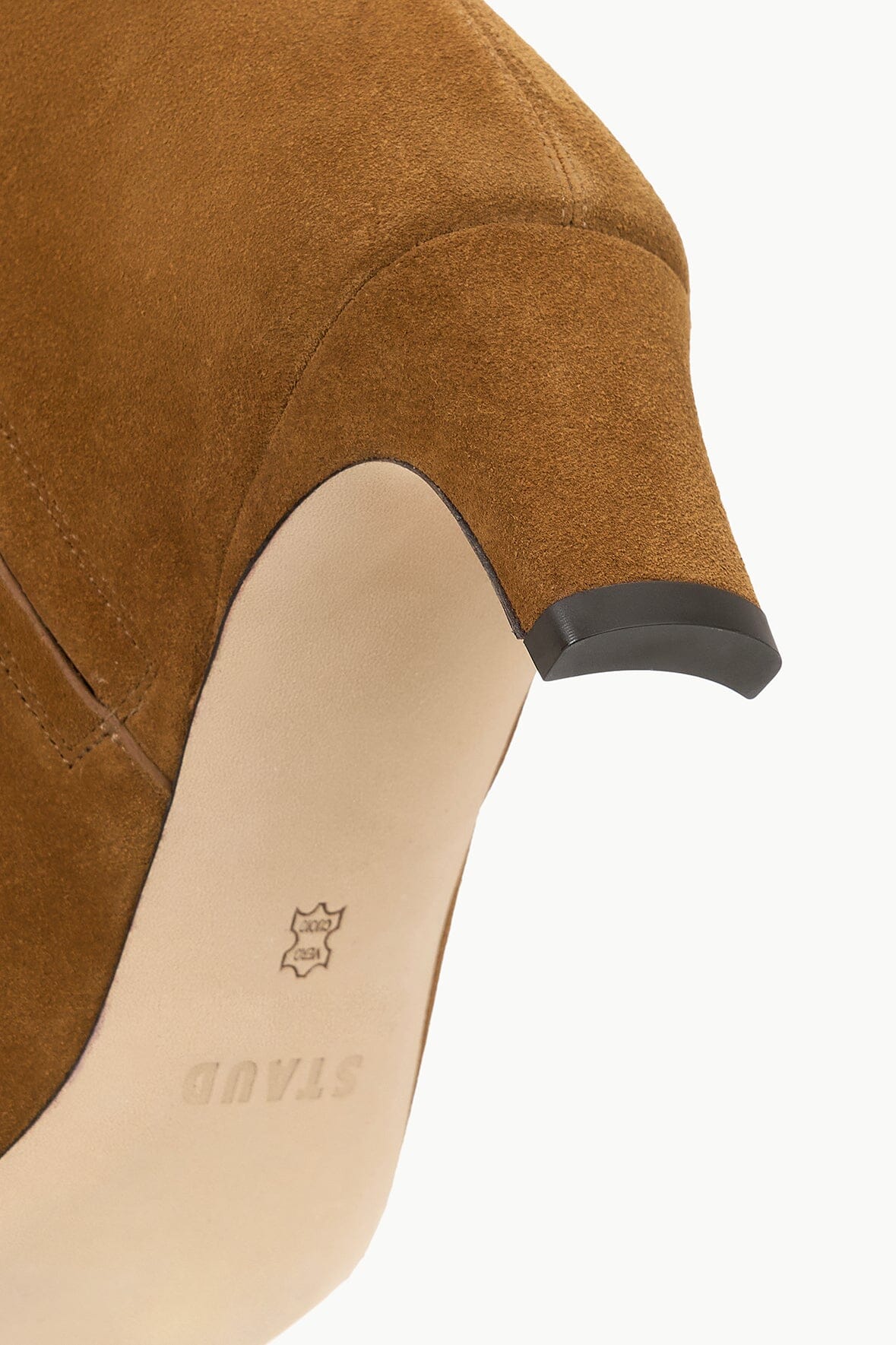 STAUD Shoes Wide Shaft Wally Boot Tan Suede