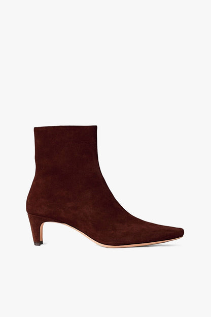 STAUD Shoes Wally Ankle Boot Mahogany Suede