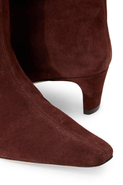 STAUD Shoes Wally Ankle Boot Mahogany Suede