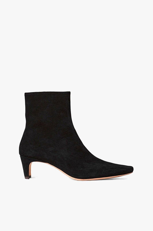 STAUD Shoes Wally Ankle Boot Black Suede