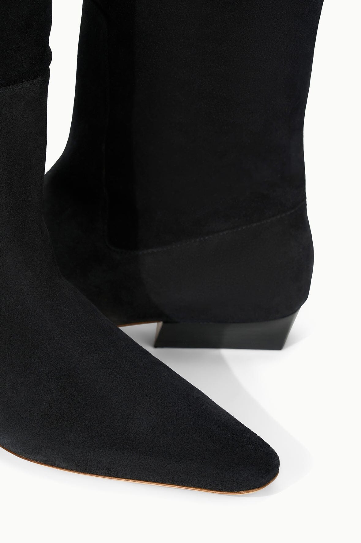 STAUD Shoes Wally Flat Boot Black Suede