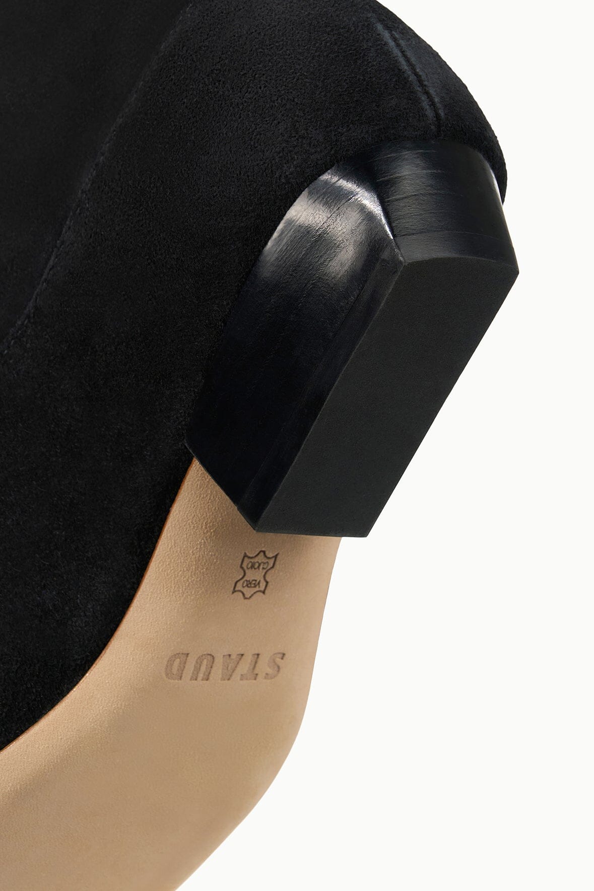 STAUD Shoes Wally Flat Boot Black Suede