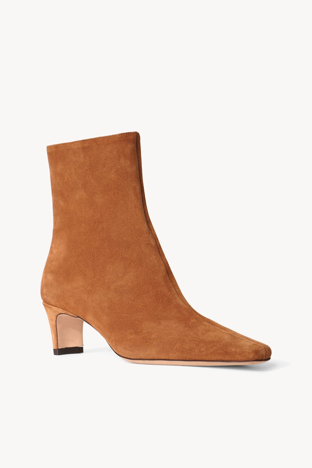 STAUD Shoes Wally Ankle Boot Tan Suede