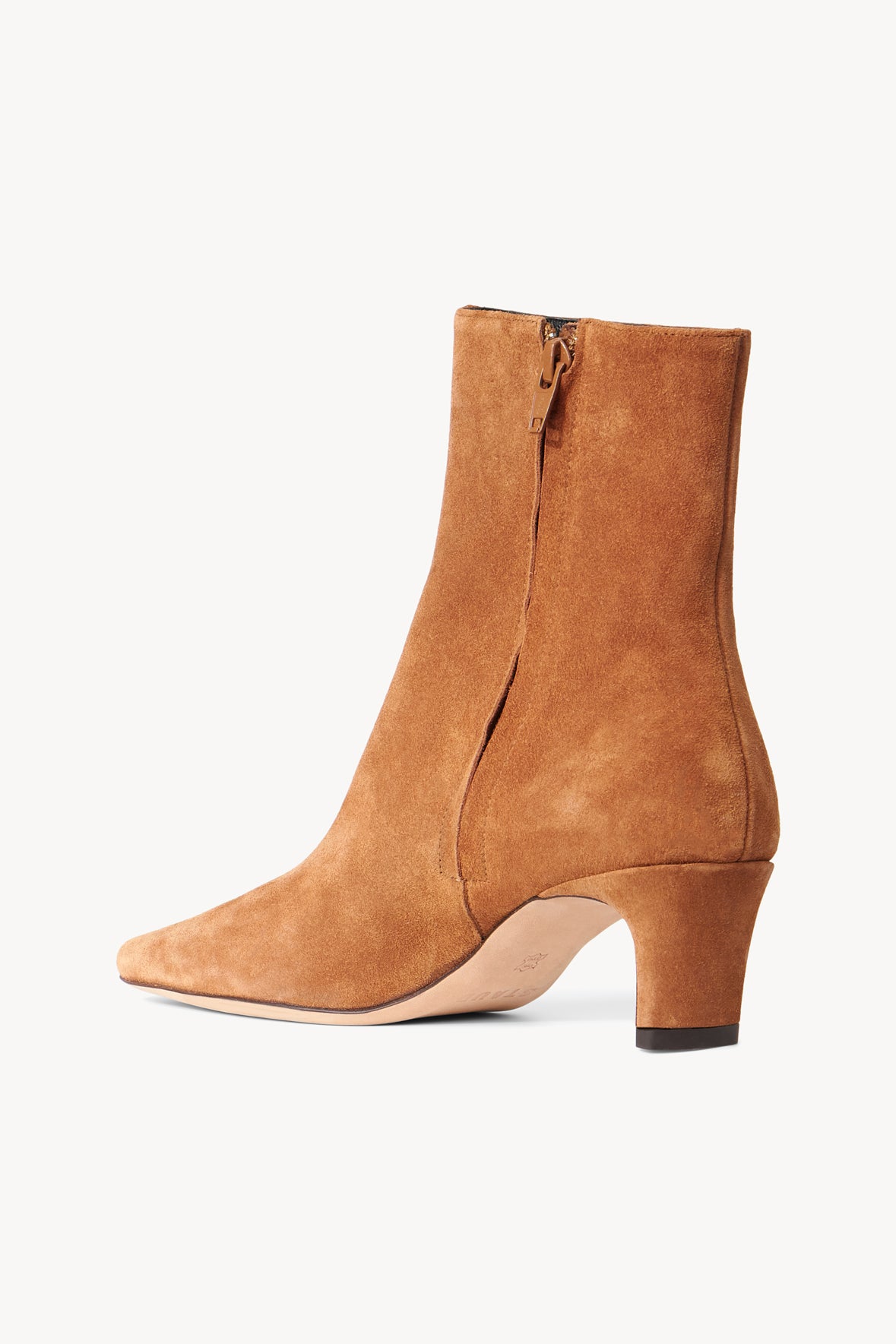 STAUD Shoes Wally Ankle Boot Tan Suede