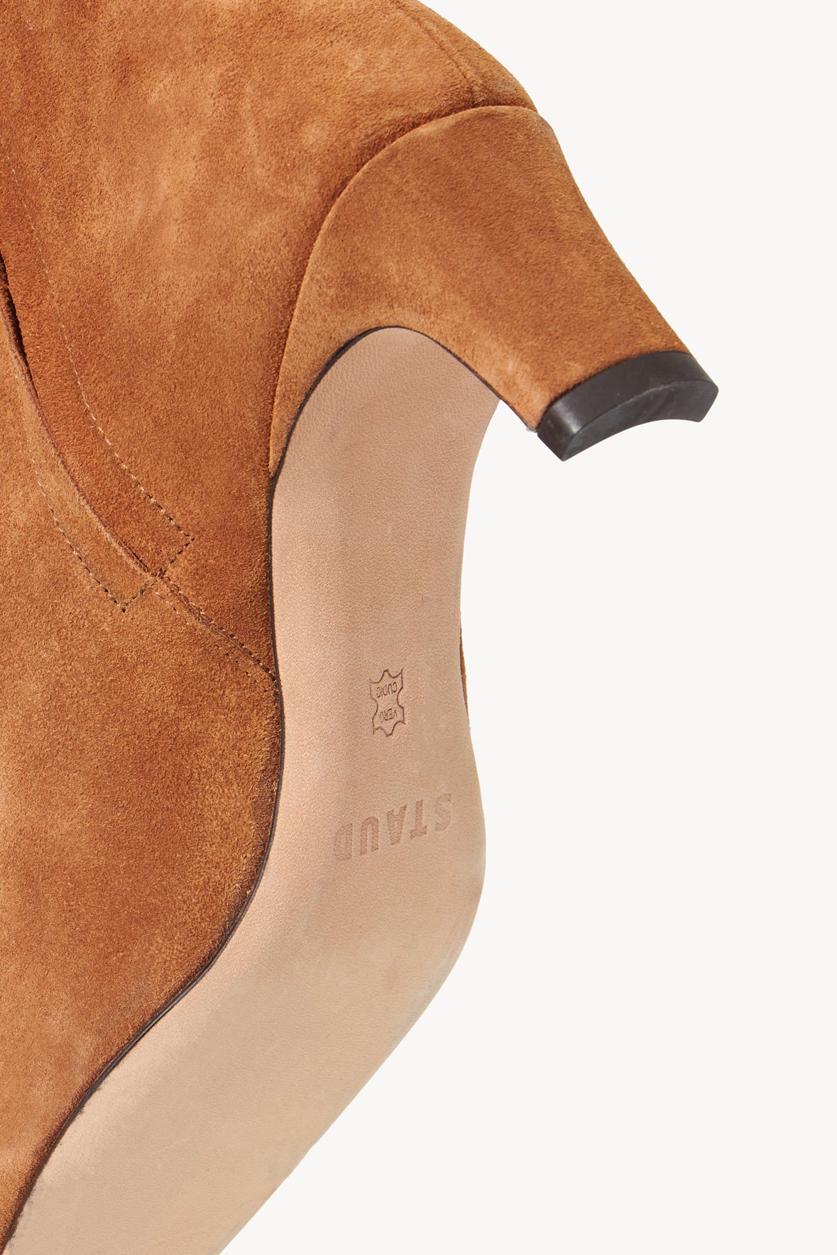 STAUD Shoes Wally Ankle Boot Tan Suede
