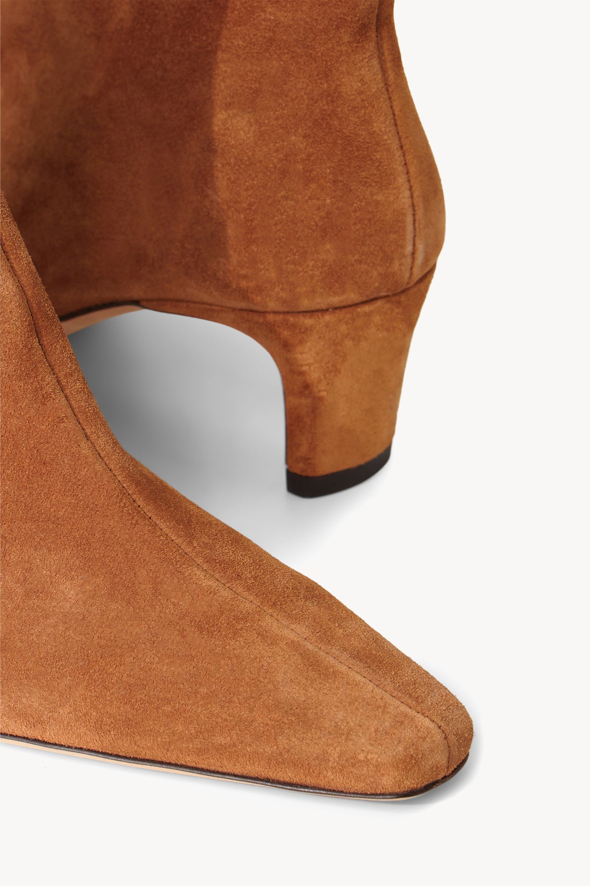 STAUD Shoes Wally Ankle Boot Tan Suede