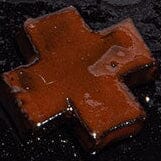 STAUD Home Ceramic Tic Tac Toe Burnt Orange Glaze