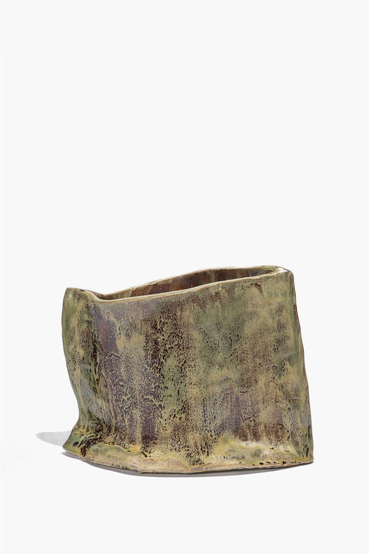 STAUD Home Ceramic Vase Snake Skin Glaze