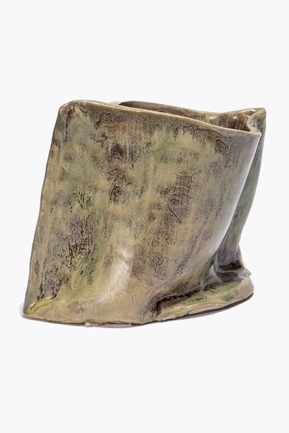 STAUD Home Ceramic Vase Snake Skin Glaze