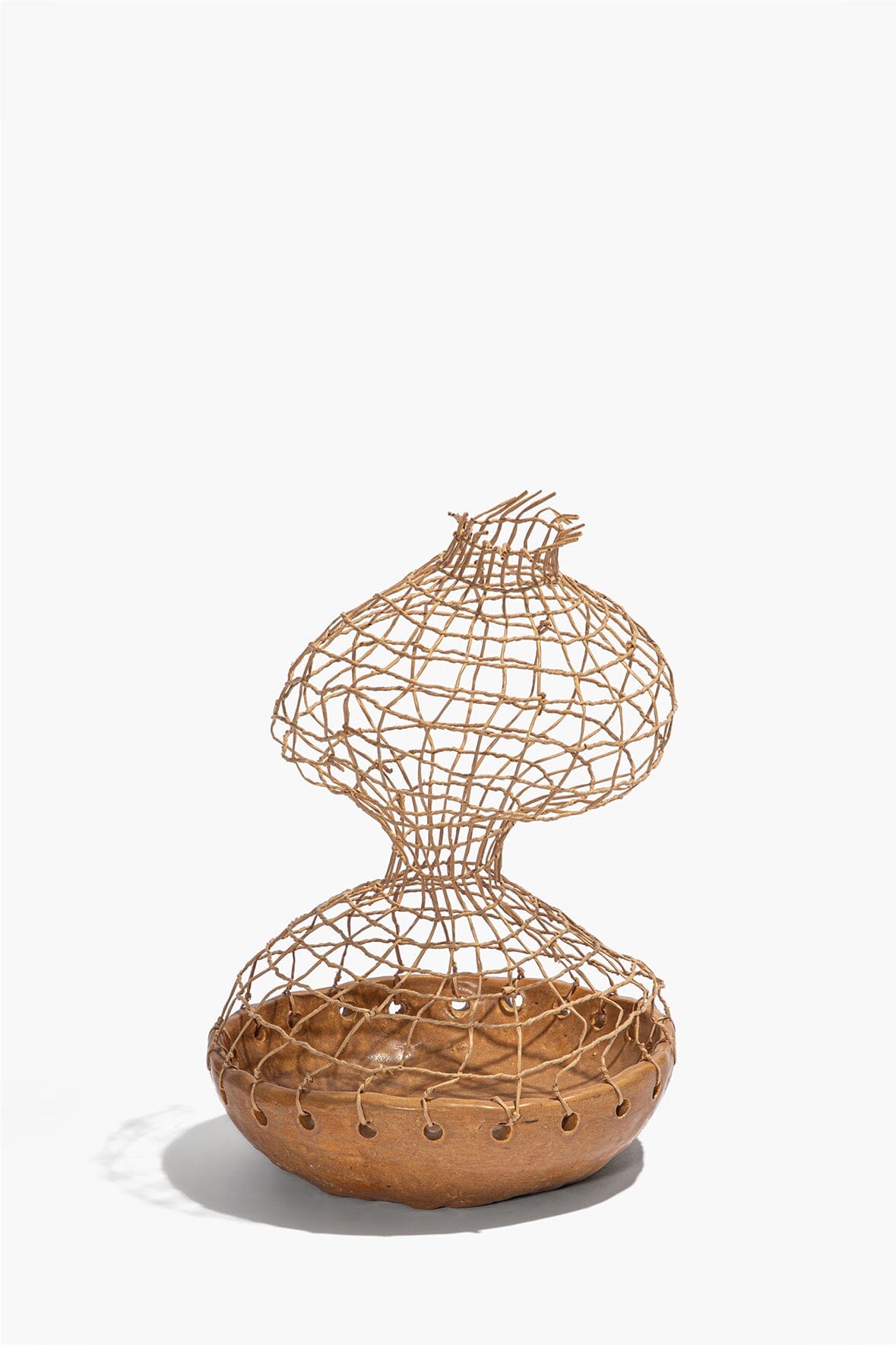 STAUD Home Organic Sculpture Ceramic Twine