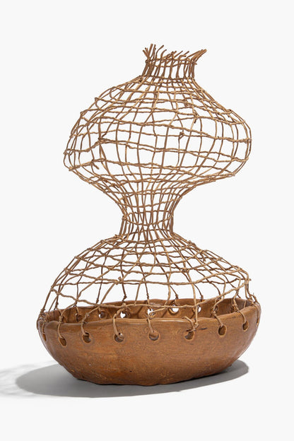 STAUD Home Organic Sculpture Ceramic Twine