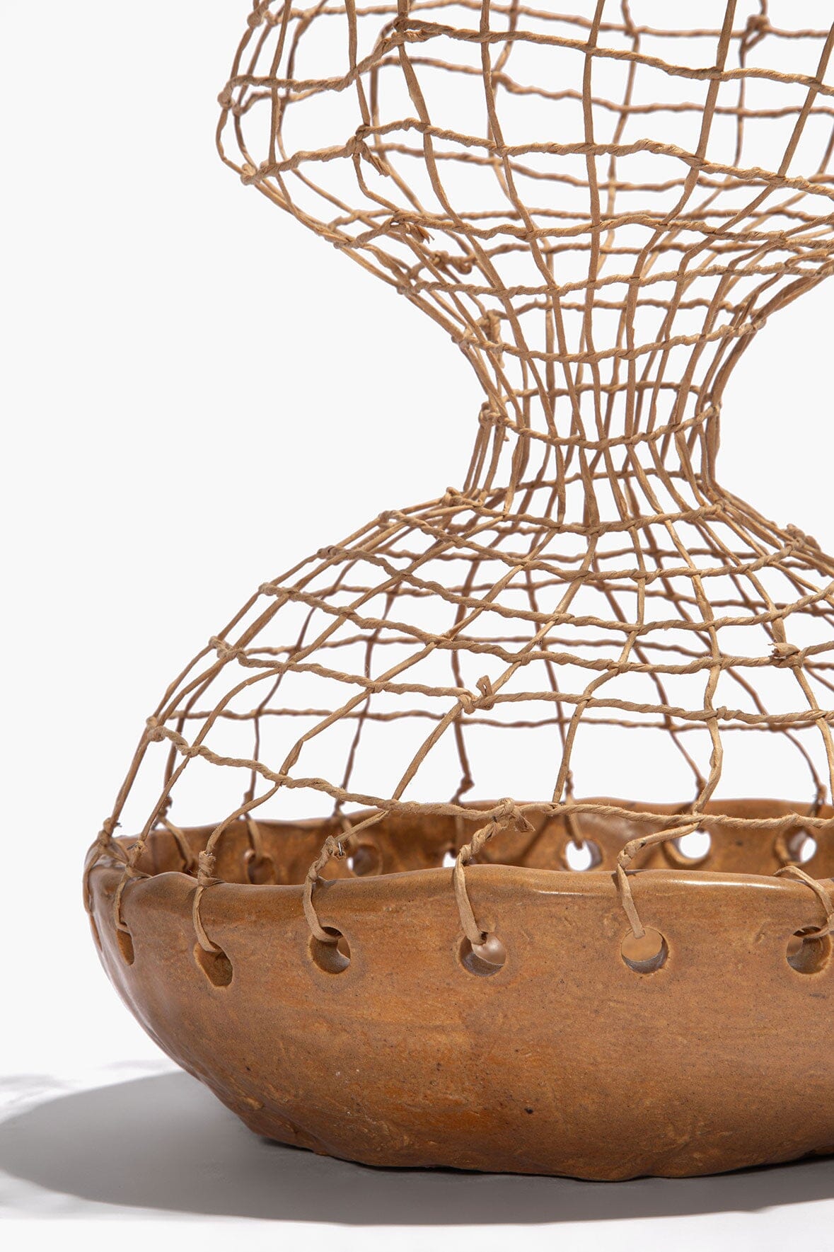 STAUD Home Organic Sculpture Ceramic Twine