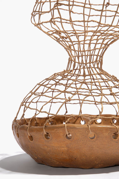 STAUD Home Organic Sculpture Ceramic Twine