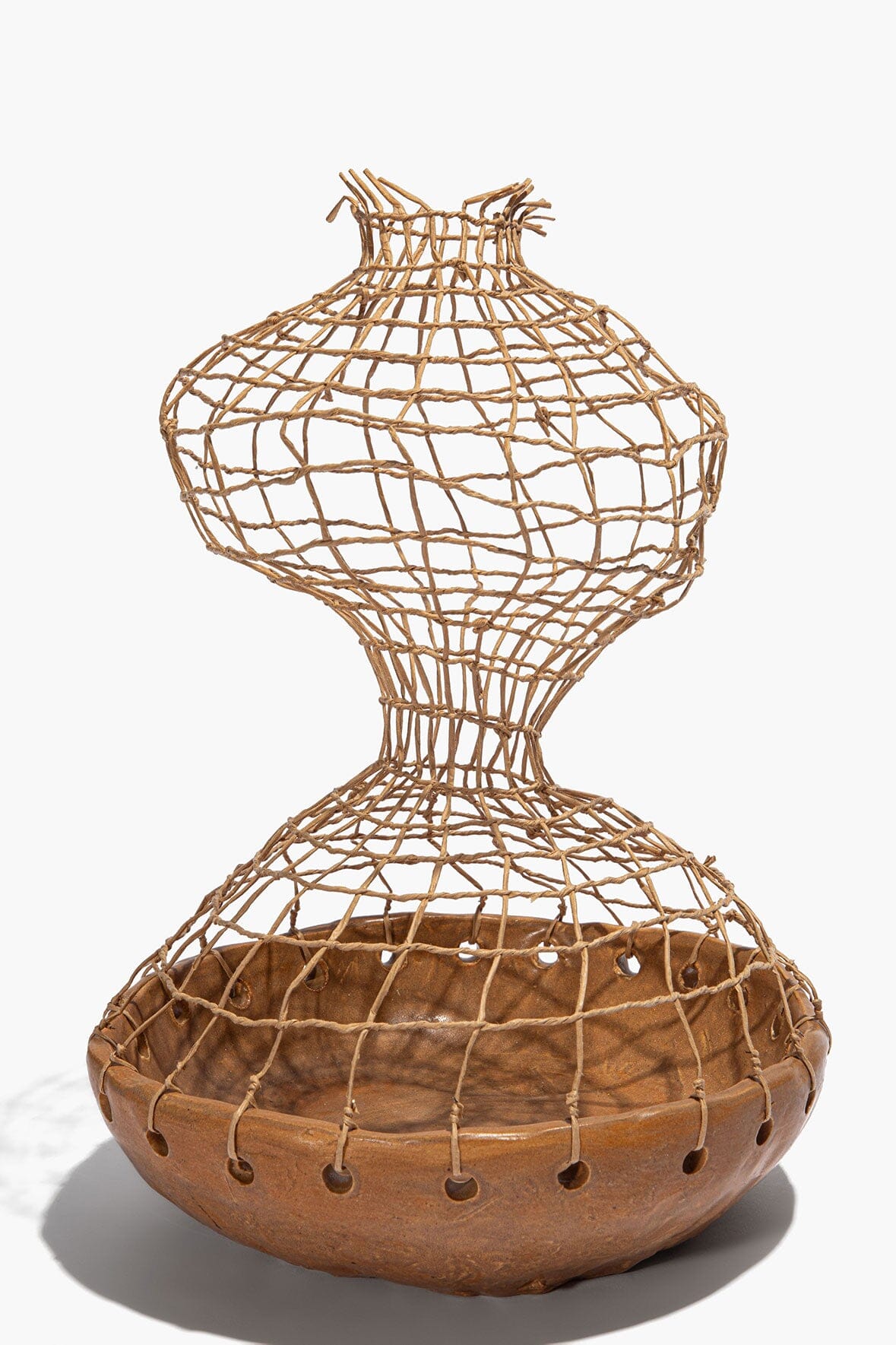 STAUD Home Organic Sculpture Ceramic Twine