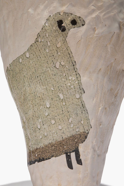 STAUD Home Ceramic Sheep Vase Cone