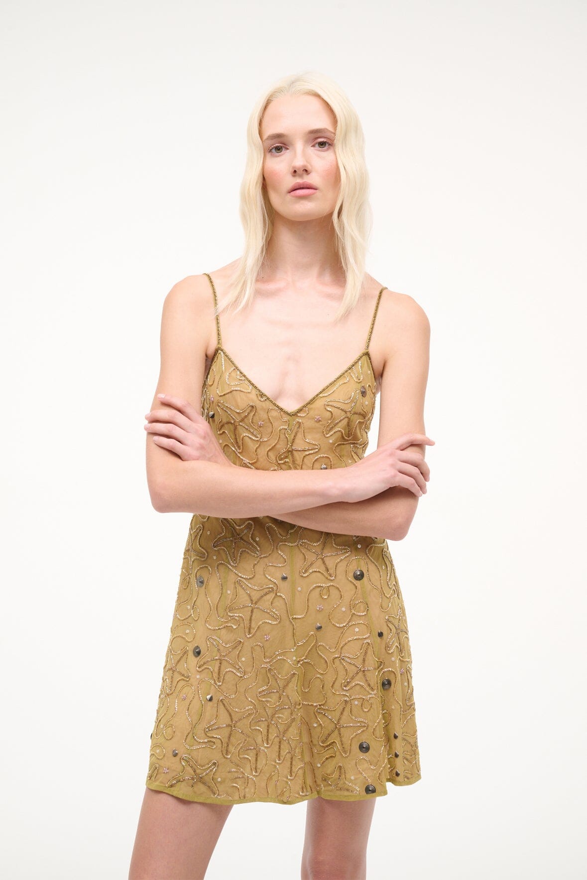 STAUD Sale Emily Dress Sandbar