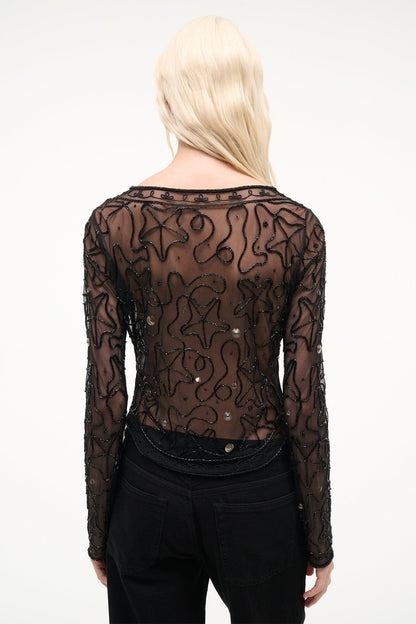 STAUD Sale Mila Top Black Starfish
