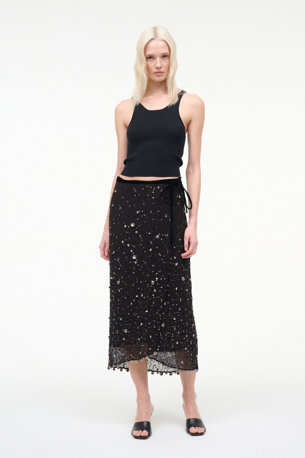 STAUD Sale Mer Skirt Coastal Charm