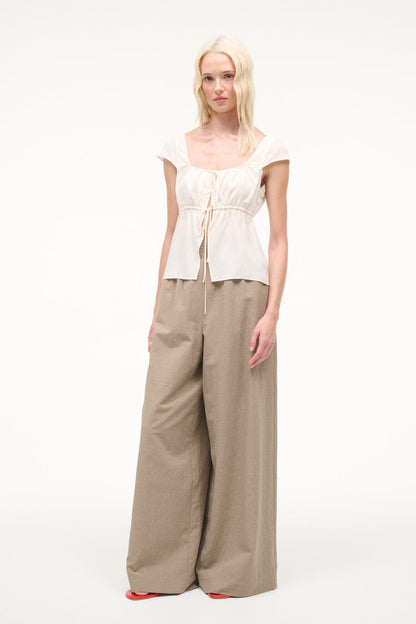 STAUD Sale Pomona Top Ivory