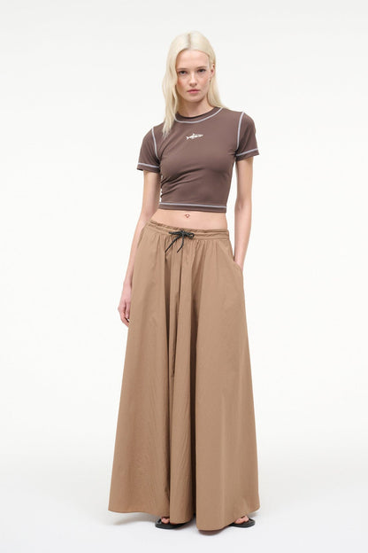 STAUD Sale Eden Maxi Skirt Desert