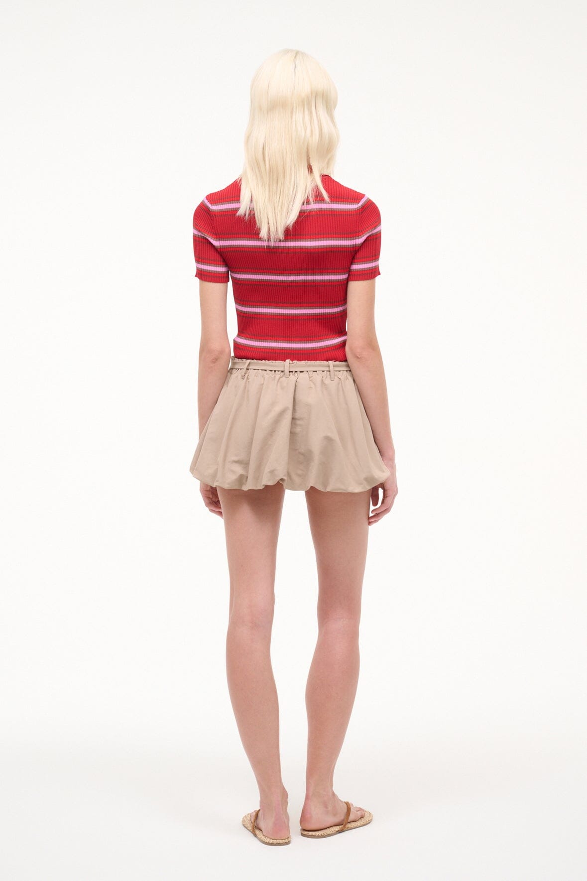 STAUD Sale Laguna Skirt Desert