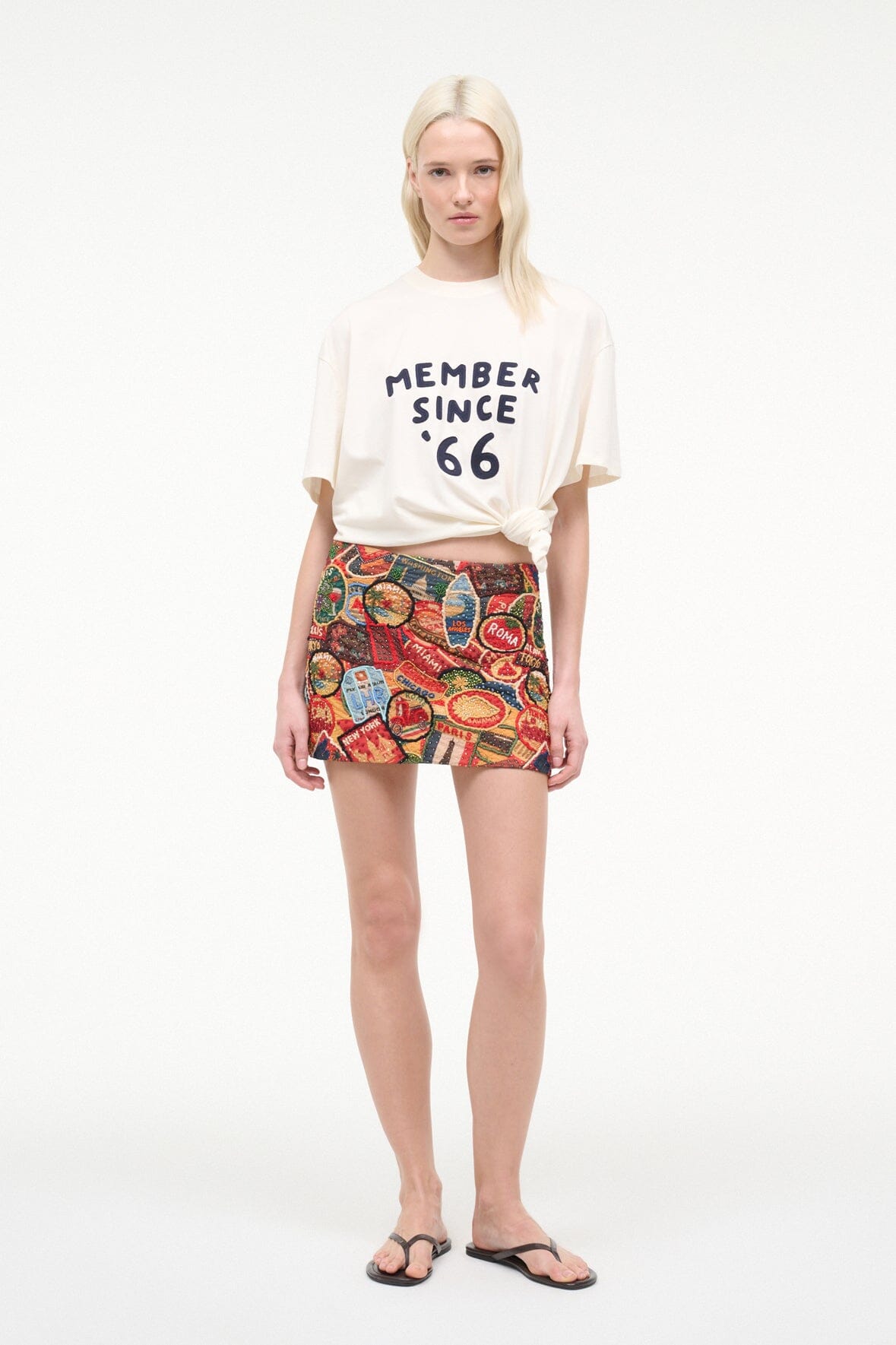 STAUD Sale Supernova Skirt Destination