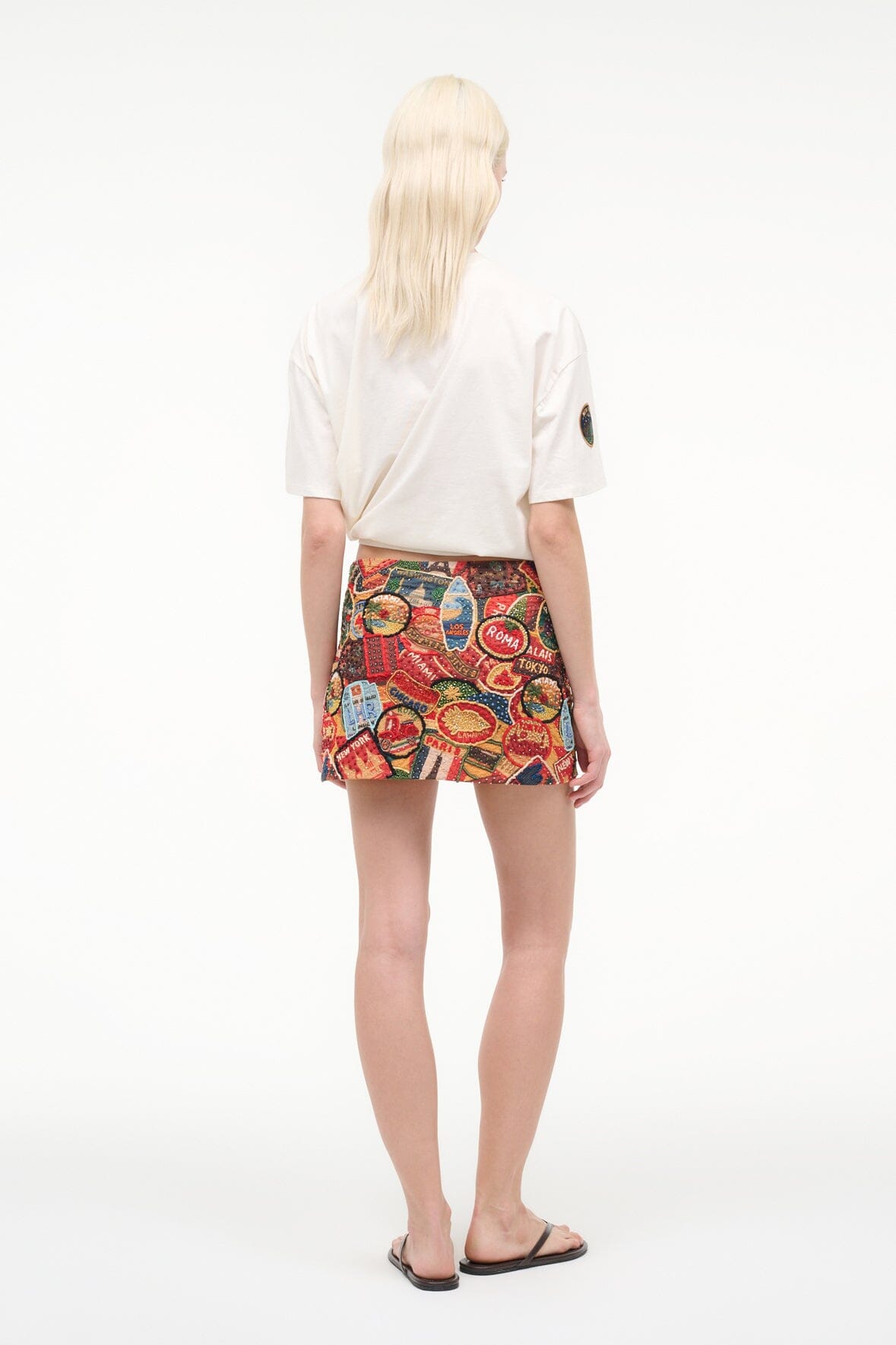 STAUD Sale Supernova Skirt Destination