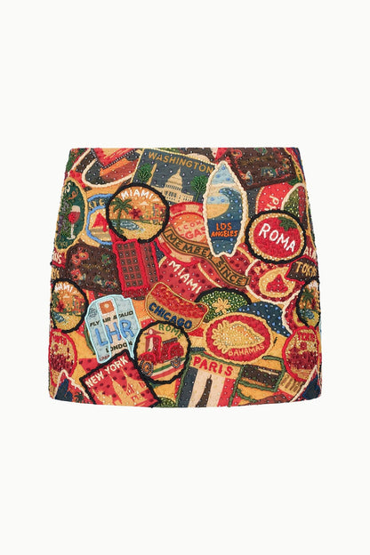 STAUD Sale Supernova Skirt Destination
