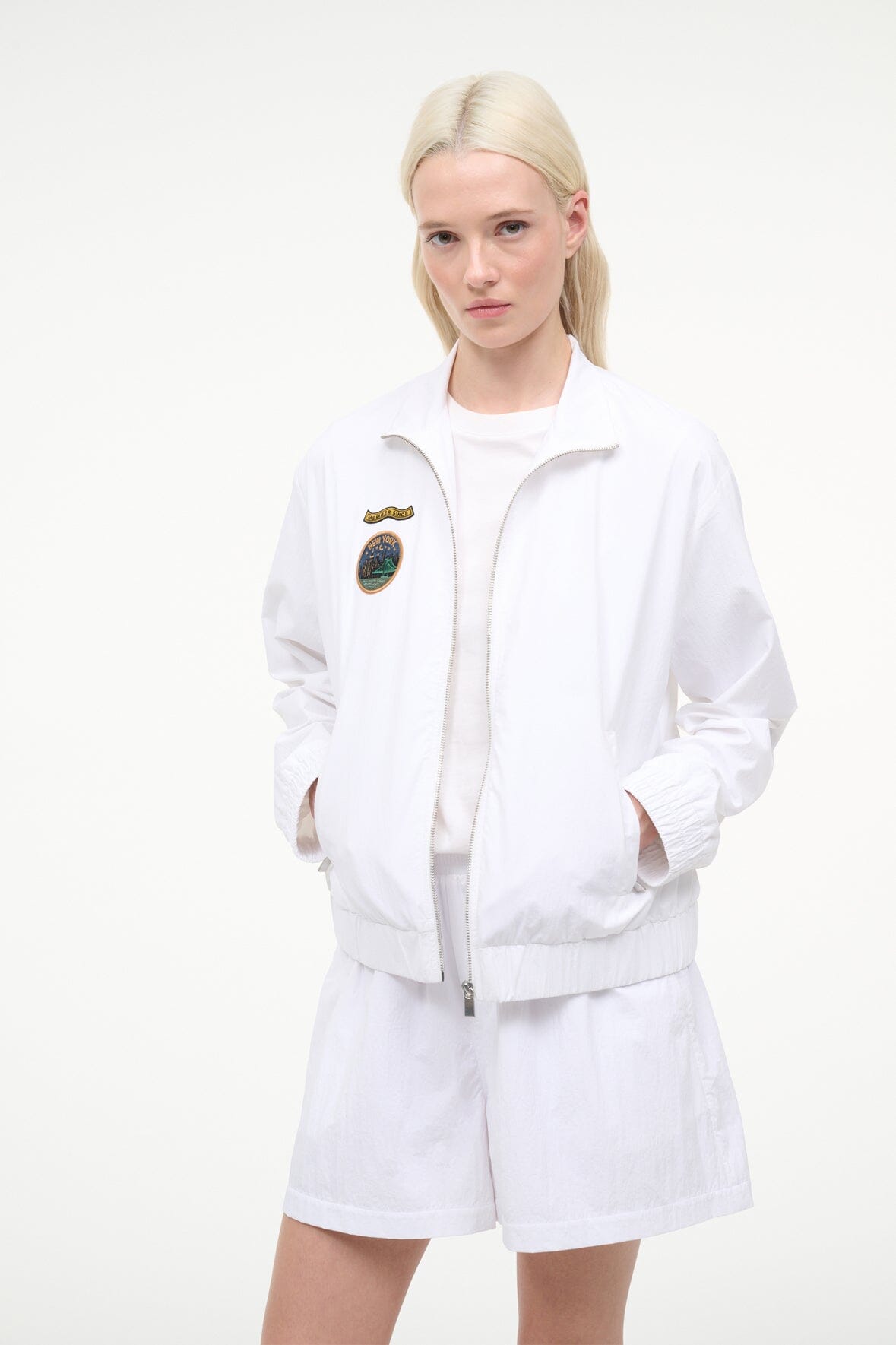 STAUD Sale Arrival Jacket White
