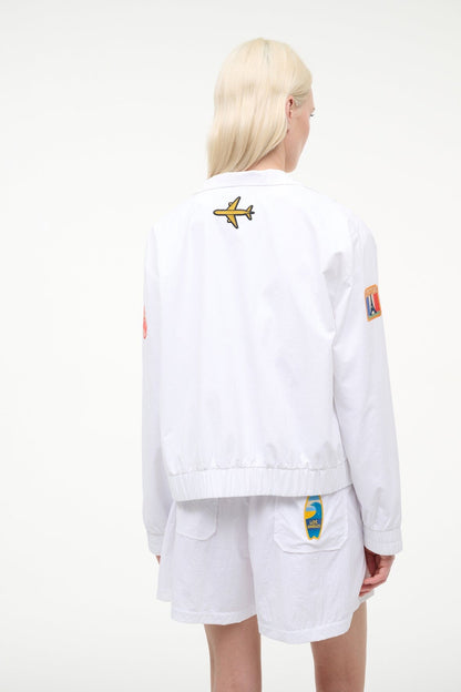 STAUD Sale Arrival Jacket White