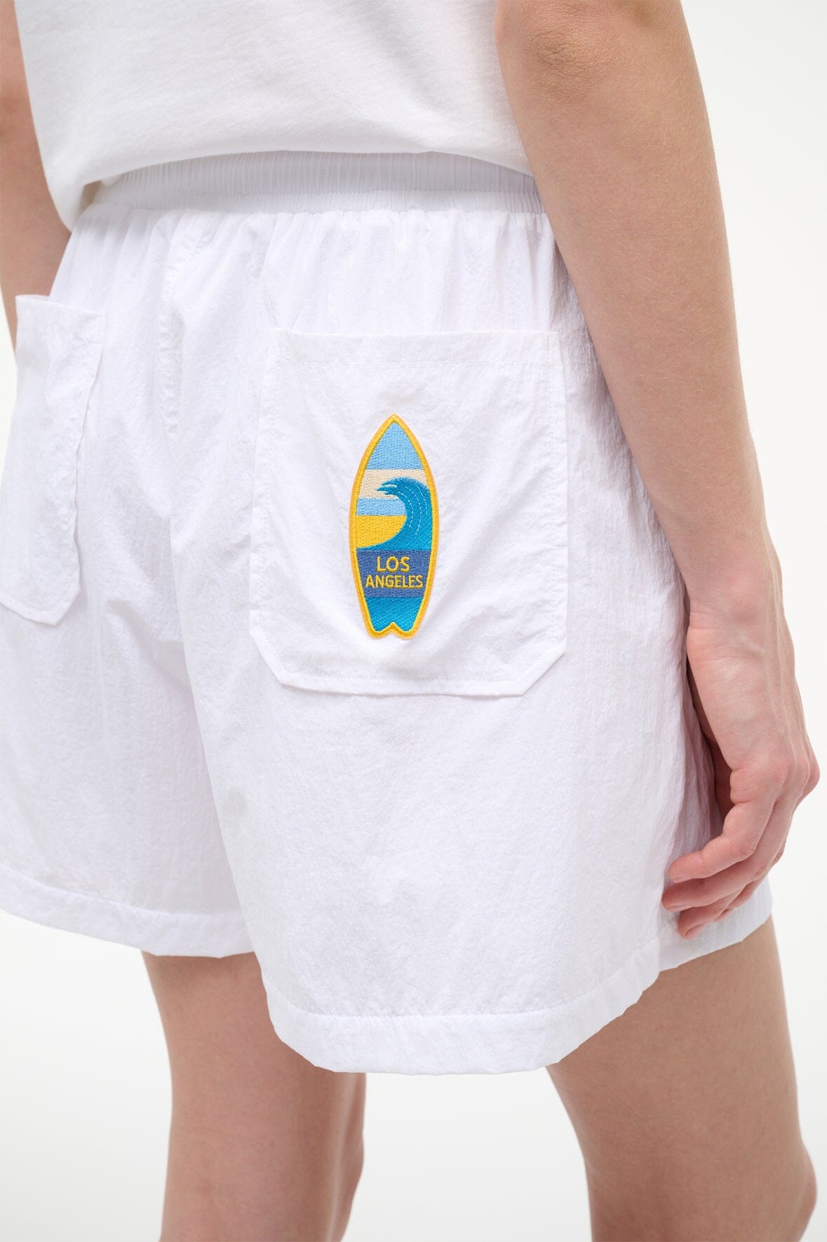 STAUD Sale Arrival Short White