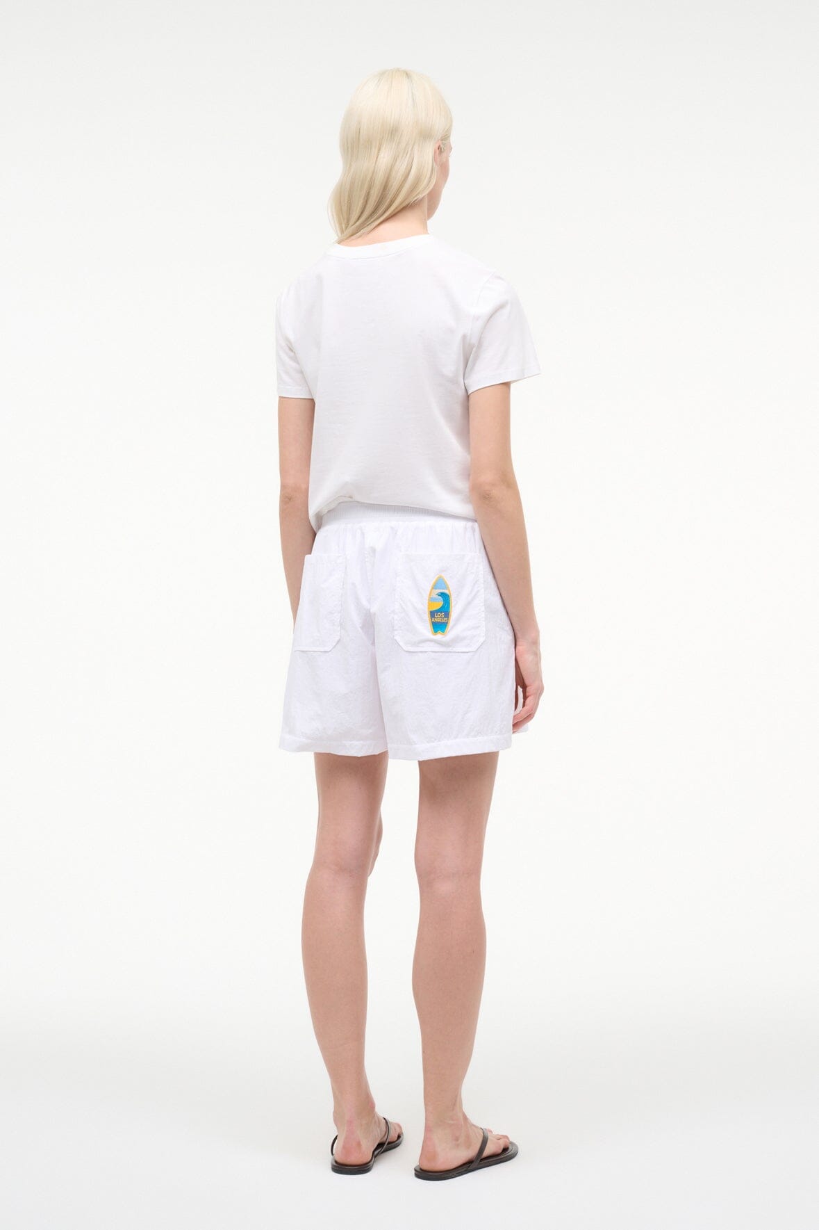STAUD Sale Arrival Short White