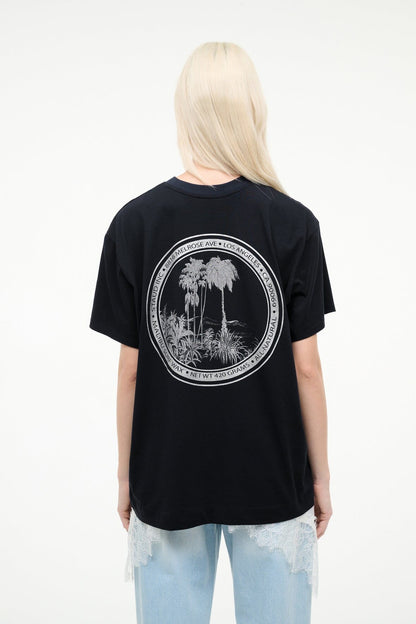 STAUD Sale Newport Oversized Tee Good Vibes