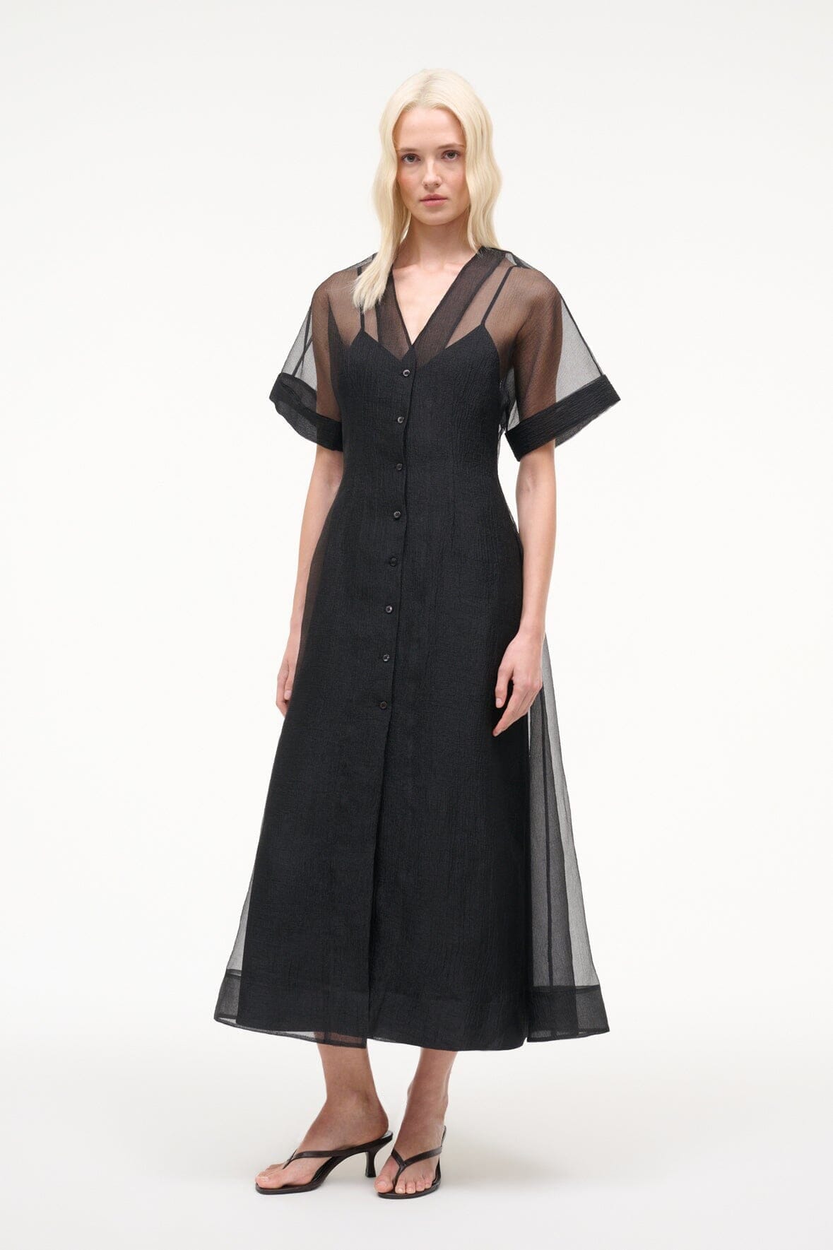 STAUD Sale Elle Dress Black