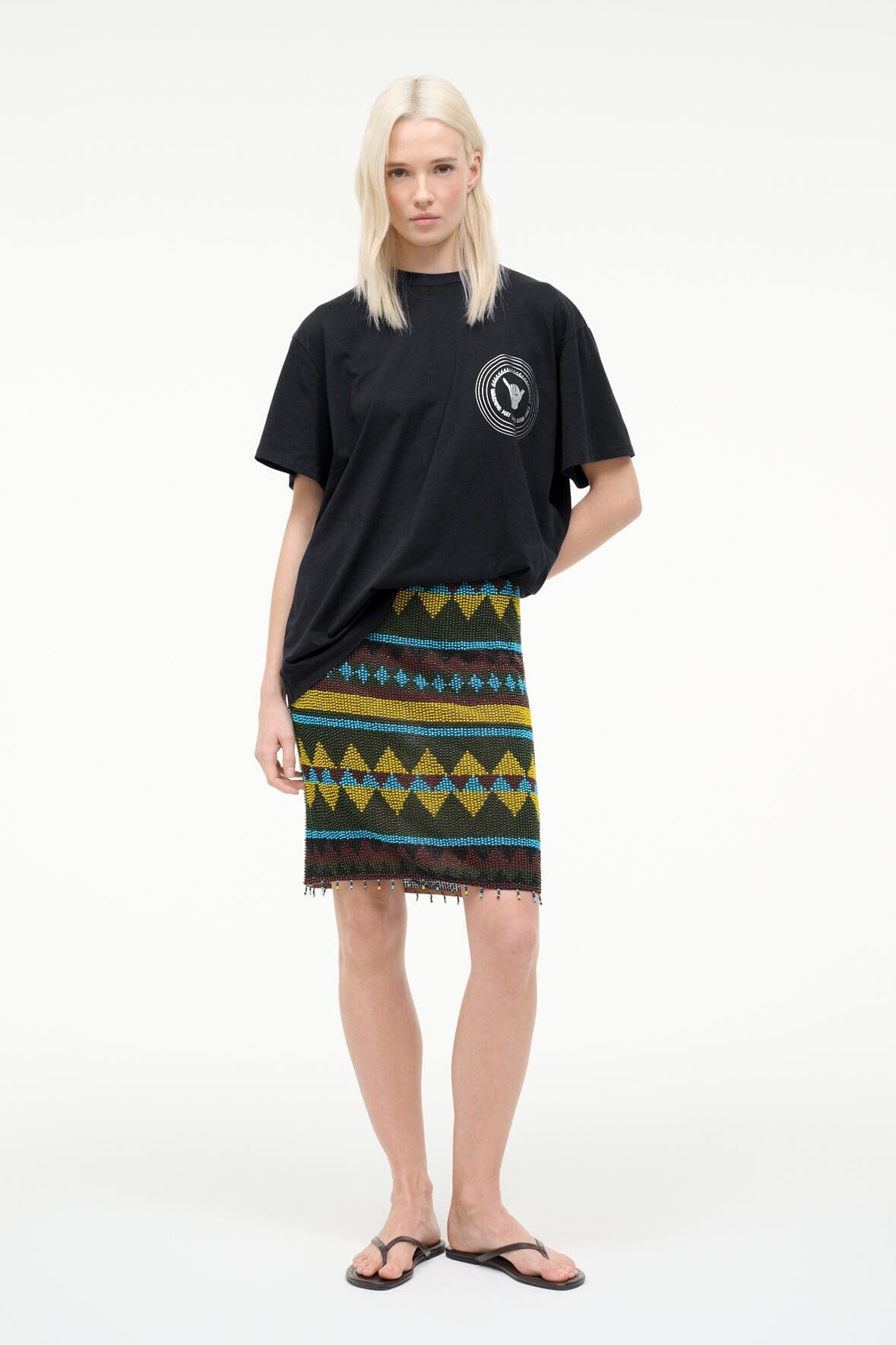 STAUD Sale Emmy Skirt Happy Sack
