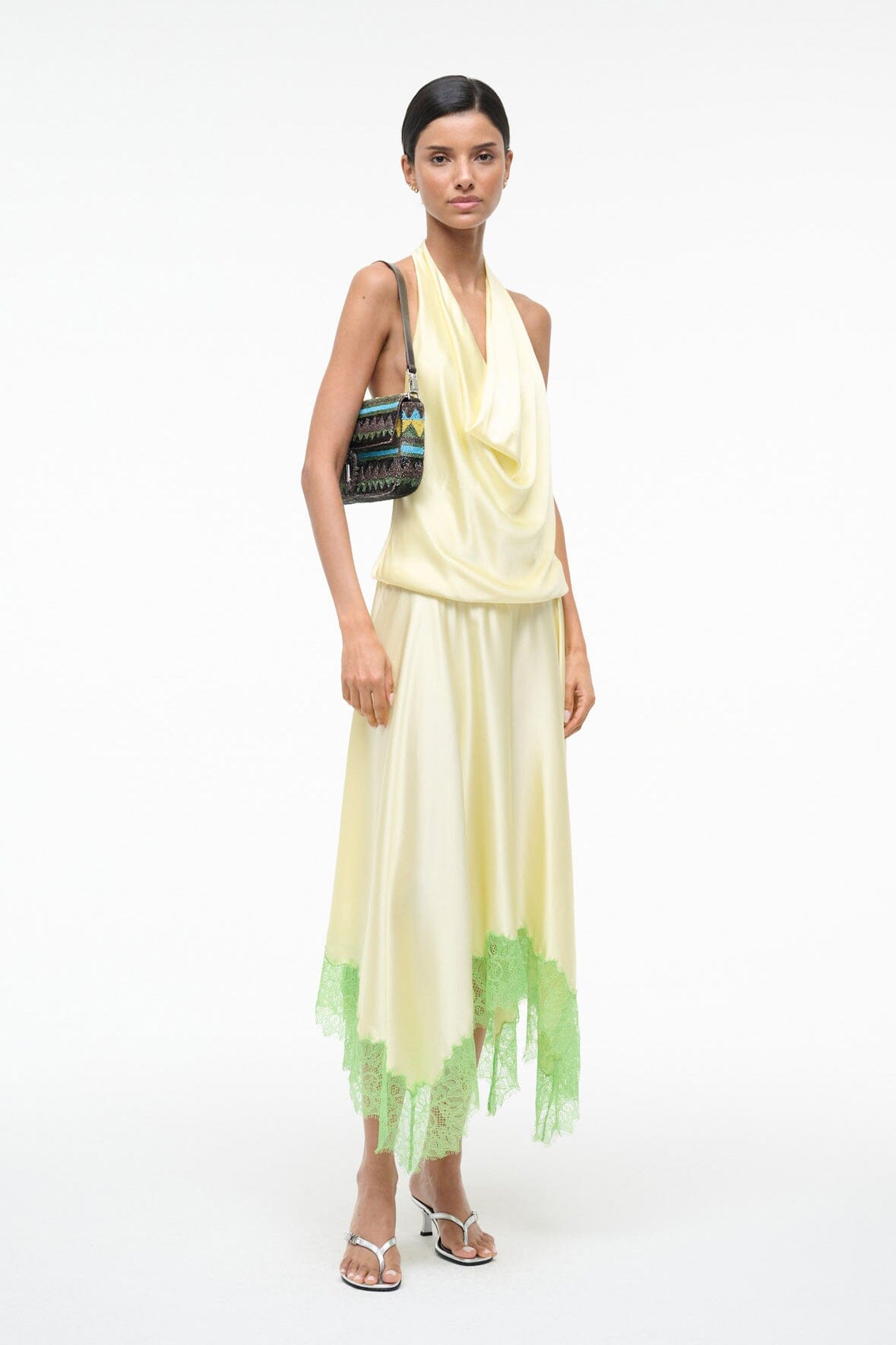STAUD Sale Timmy Convertible Shoulder Bag Happy Sack Beading