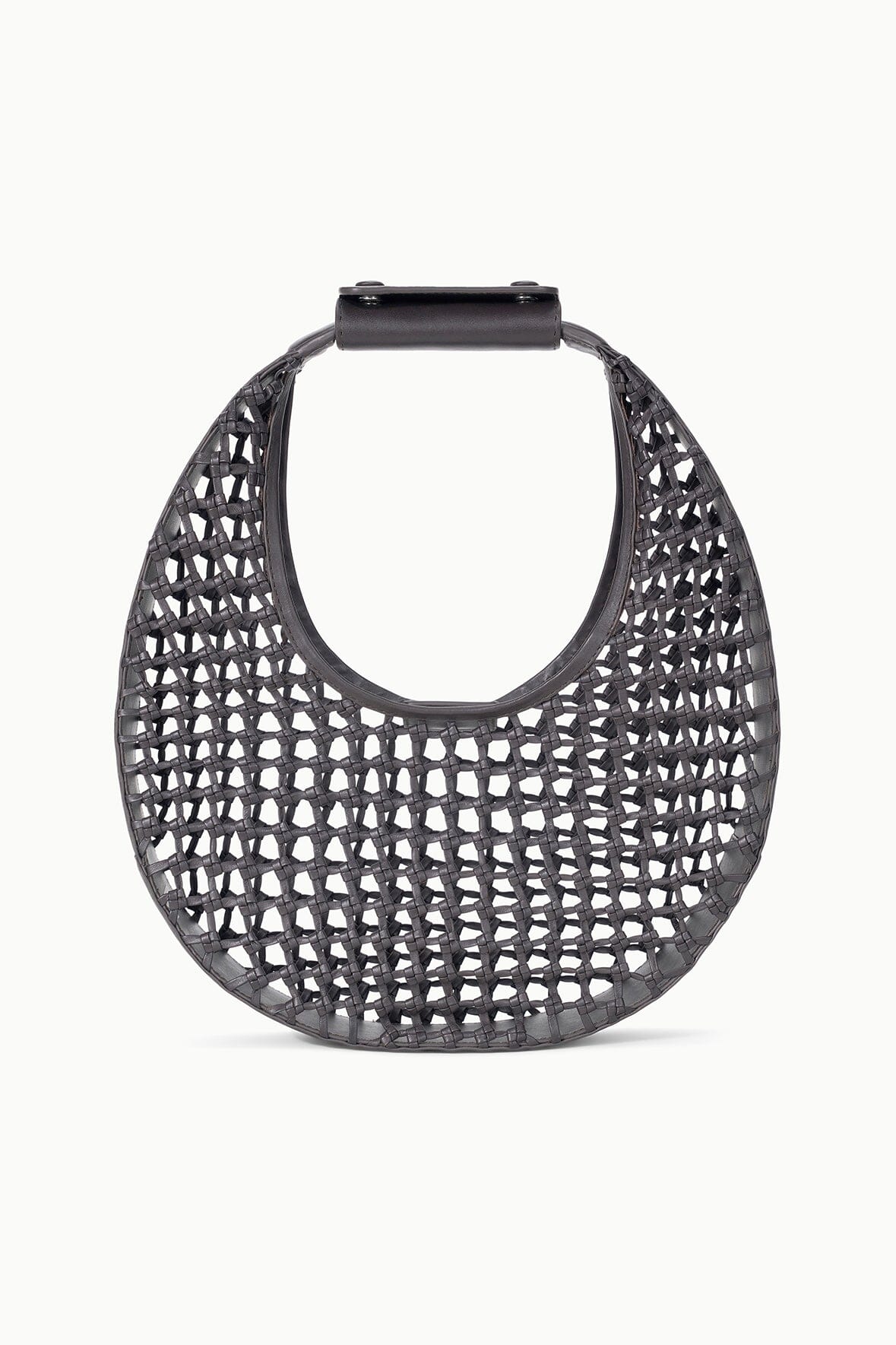 STAUD Sale Moon Hand-Knotted Tote Bag Espresso