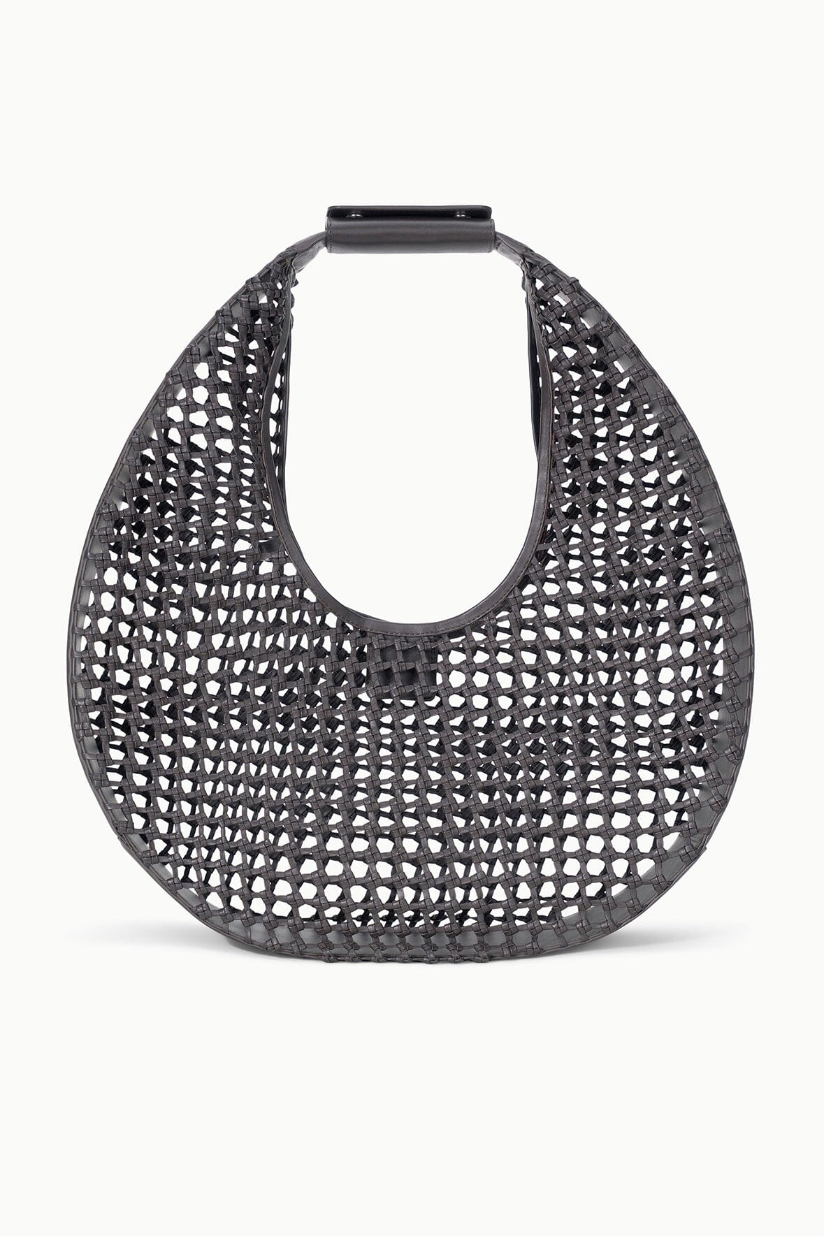 STAUD Sale Large Moon Hand-Knotted Bag Espresso