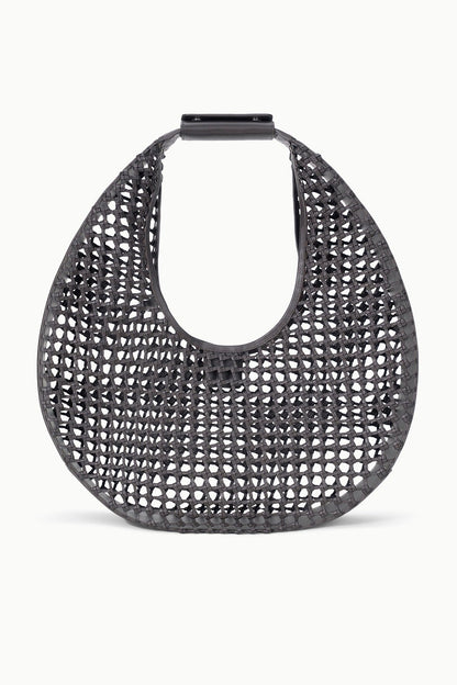 STAUD Sale Large Moon Hand-Knotted Bag Espresso
