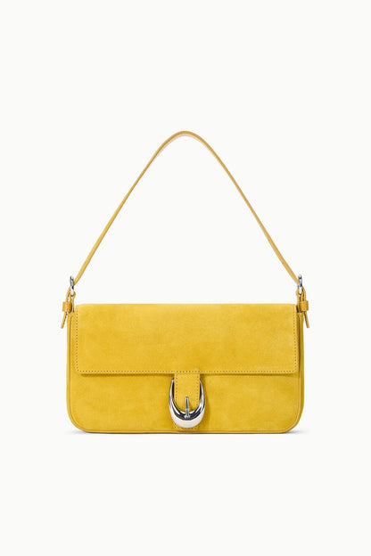 STAUD Sale Harlow Bag Goldenrod Suede