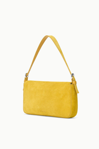 STAUD Sale Harlow Bag Goldenrod Suede