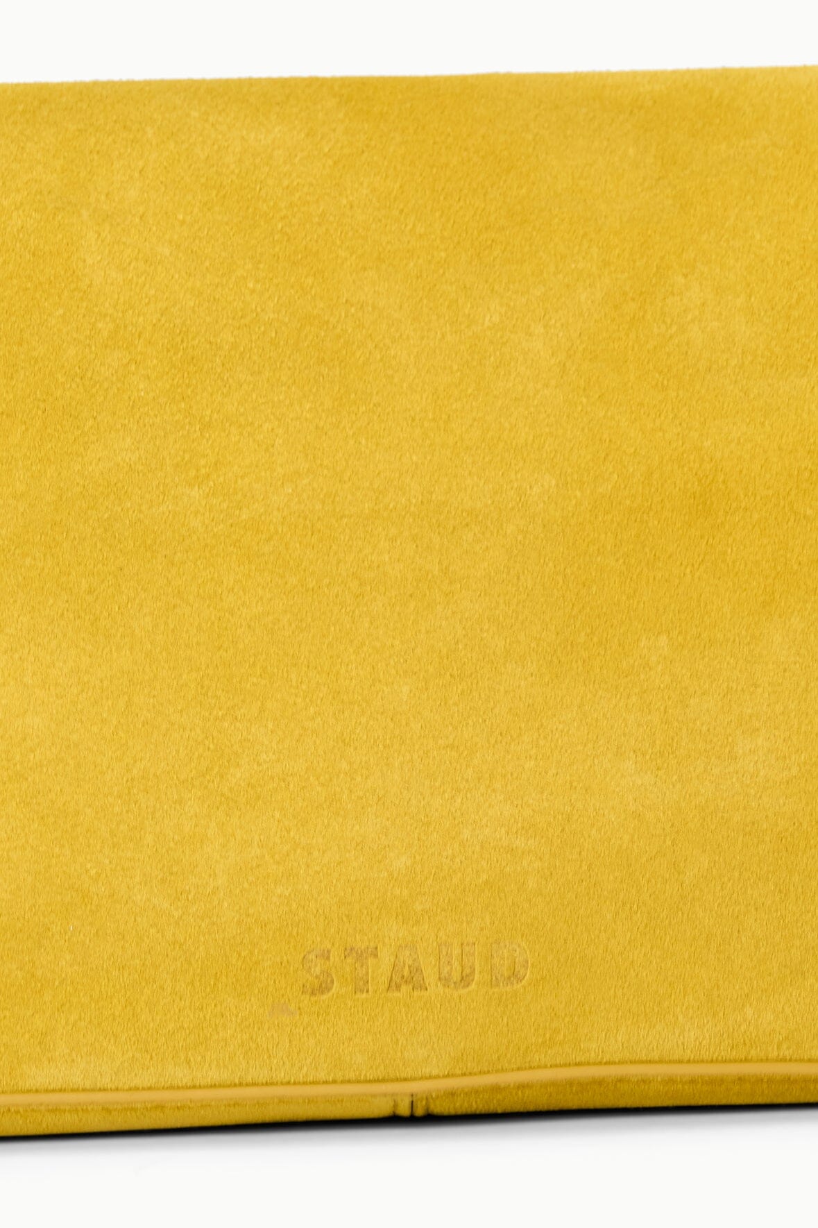 STAUD Sale Harlow Bag Goldenrod Suede