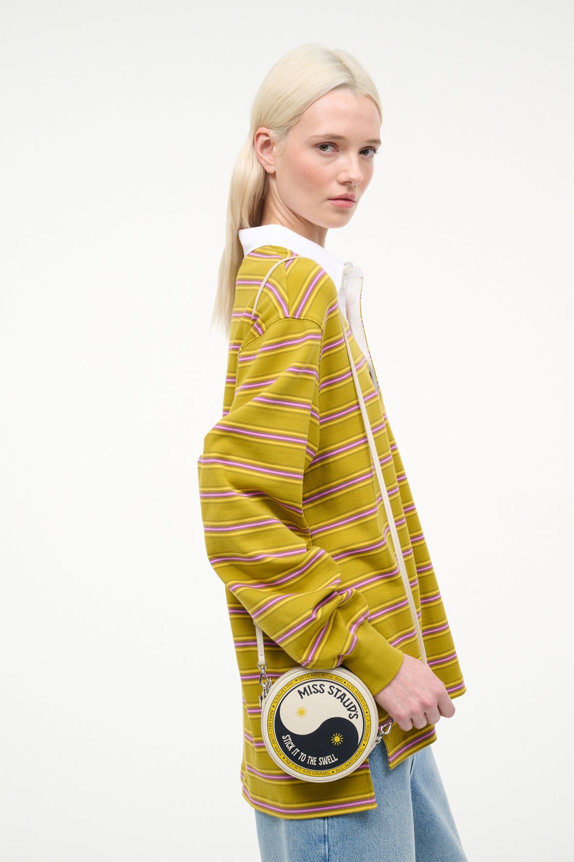 STAUD Sale Good Vibes Mini Bag: Surf Wax Print - Staud